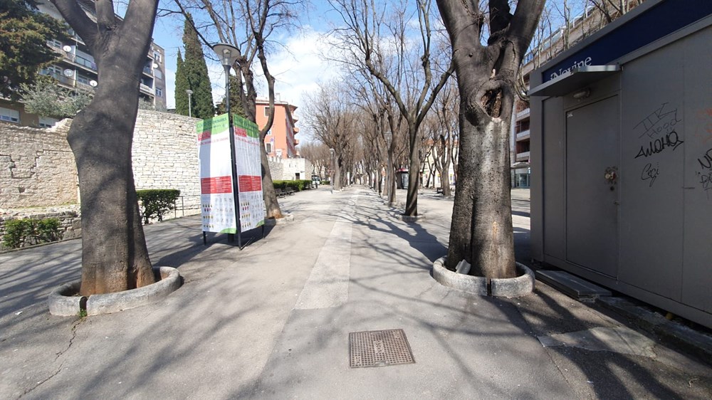 Pula u doba koronavirusa, 29. ožujka 2020. (Miran SPADA)